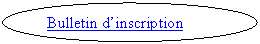 Ellipse: Bulletin dinscription